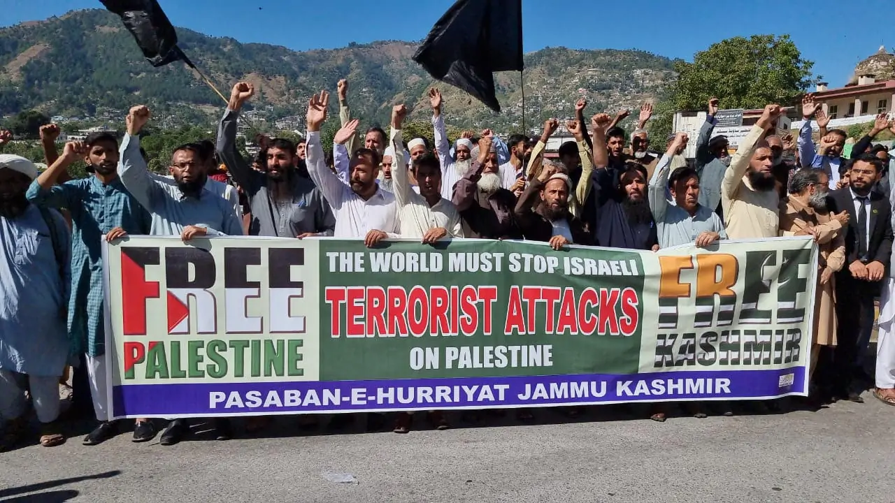 Protests Erupt in Kashmir Over Hezbollah Chief Nasrallah's Death